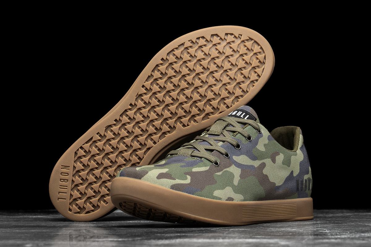 Nobull Canvas Women's Trainers Camo | Australia (BI8647)